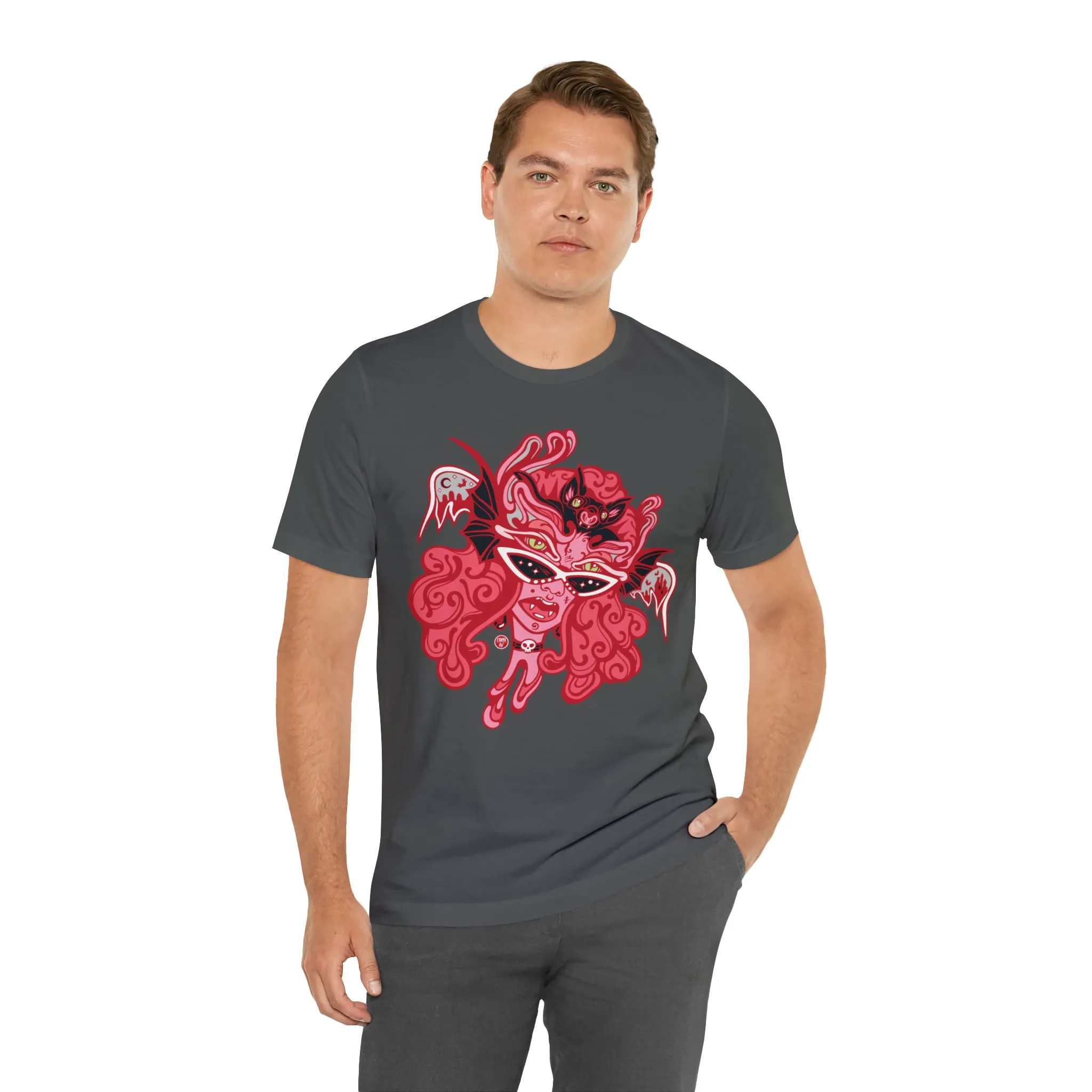 Blood Bae (RED) by Chaya Av Unisex Short Sleeve T-Shirt DTG (16 Colors Available)