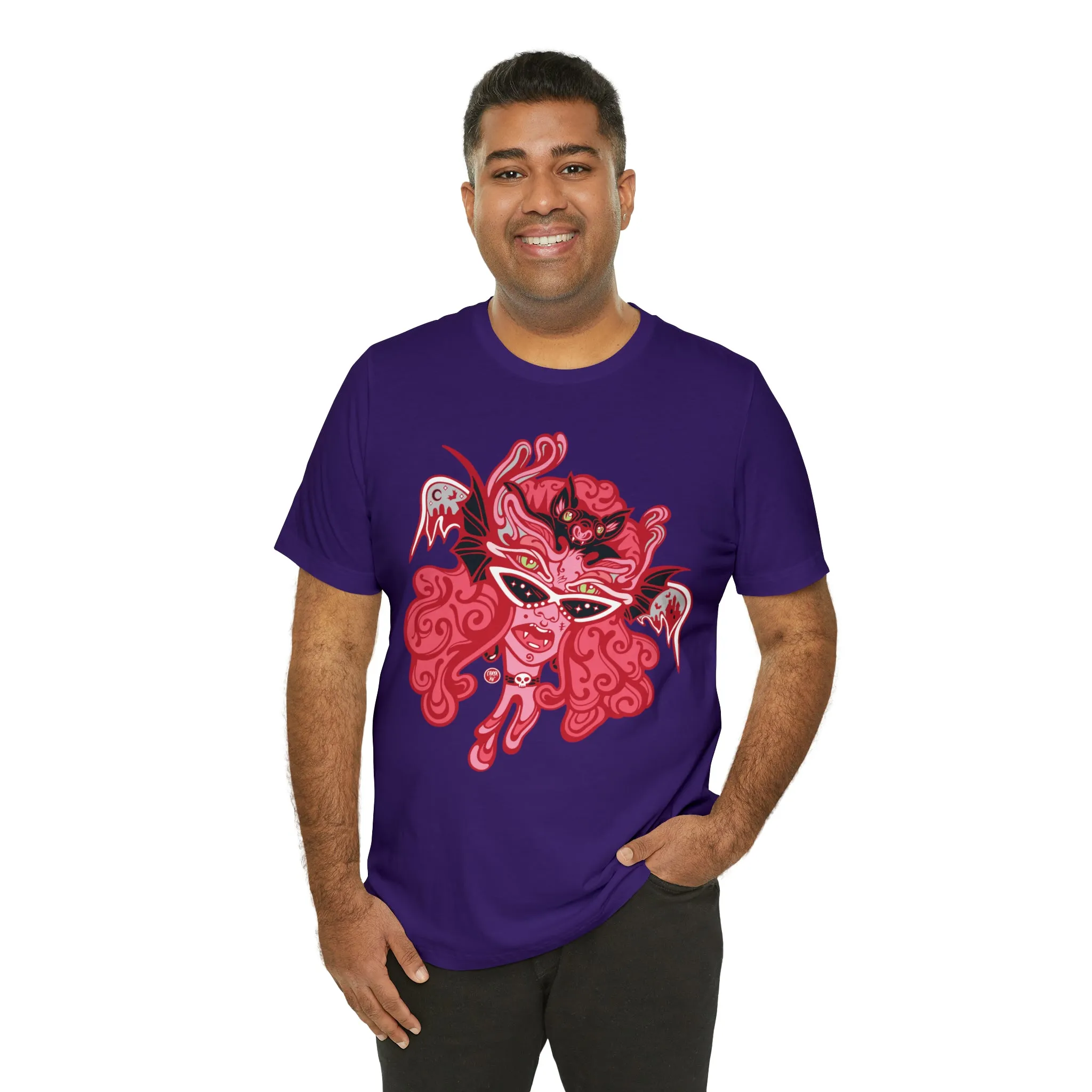 Blood Bae (RED) by Chaya Av Unisex Short Sleeve T-Shirt DTG (16 Colors Available)