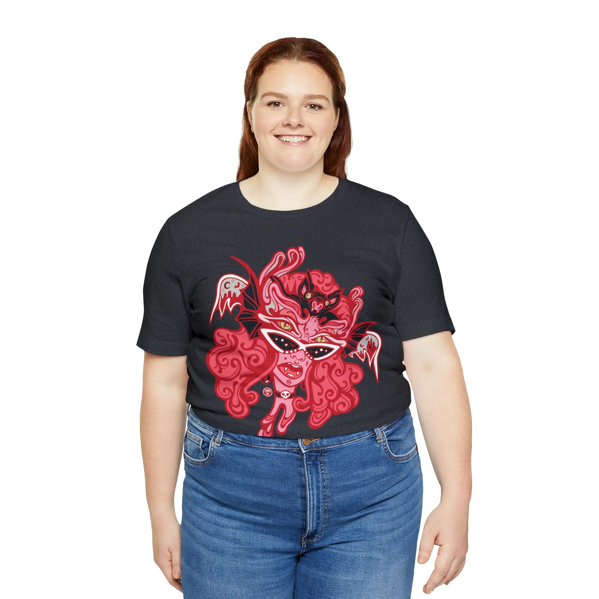 Blood Bae (RED) by Chaya Av Unisex Short Sleeve T-Shirt DTG (16 Colors Available)