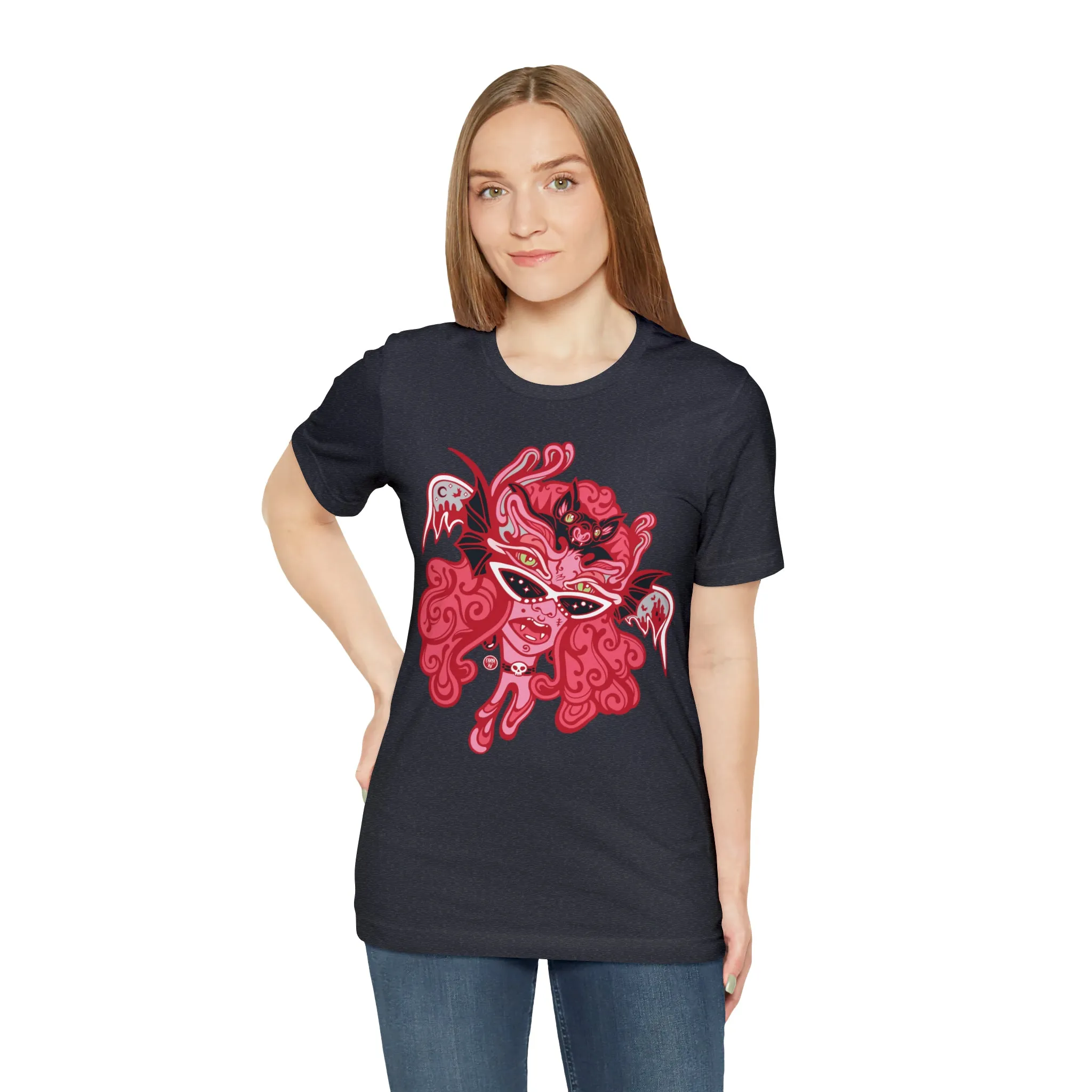 Blood Bae (RED) by Chaya Av Unisex Short Sleeve T-Shirt DTG (16 Colors Available)