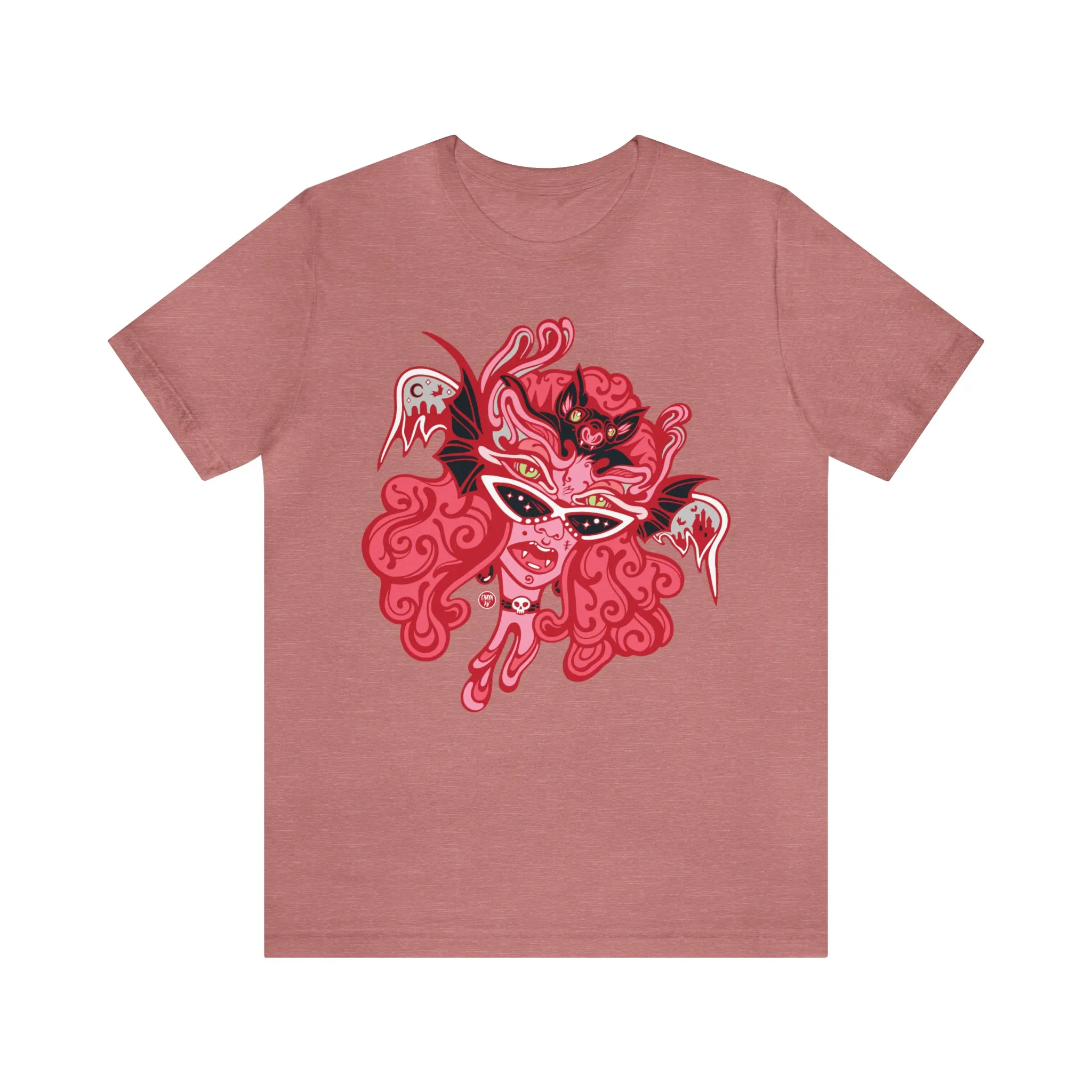 Blood Bae (RED) by Chaya Av Unisex Short Sleeve T-Shirt DTG (16 Colors Available)