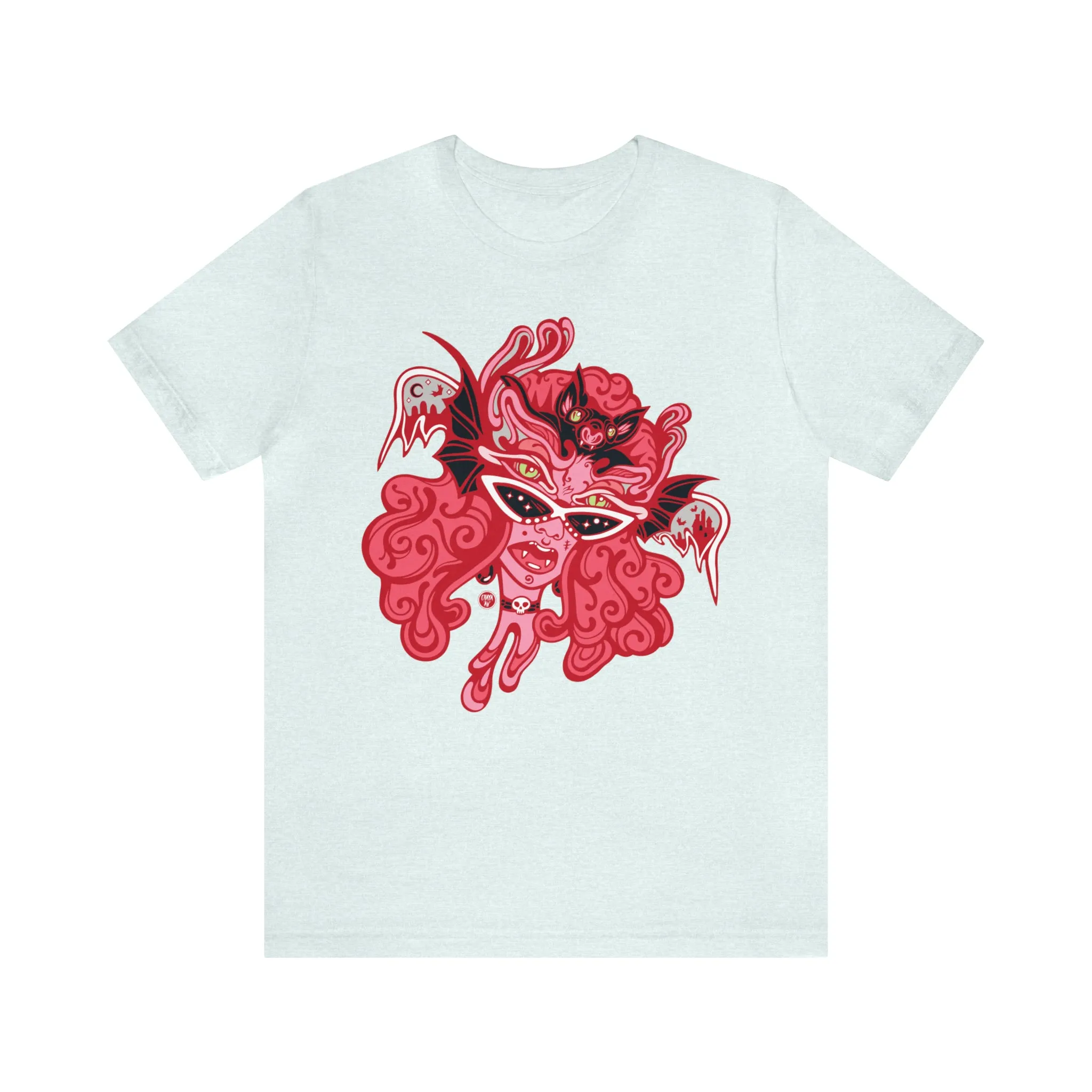 Blood Bae (RED) by Chaya Av Unisex Short Sleeve T-Shirt DTG (16 Colors Available)