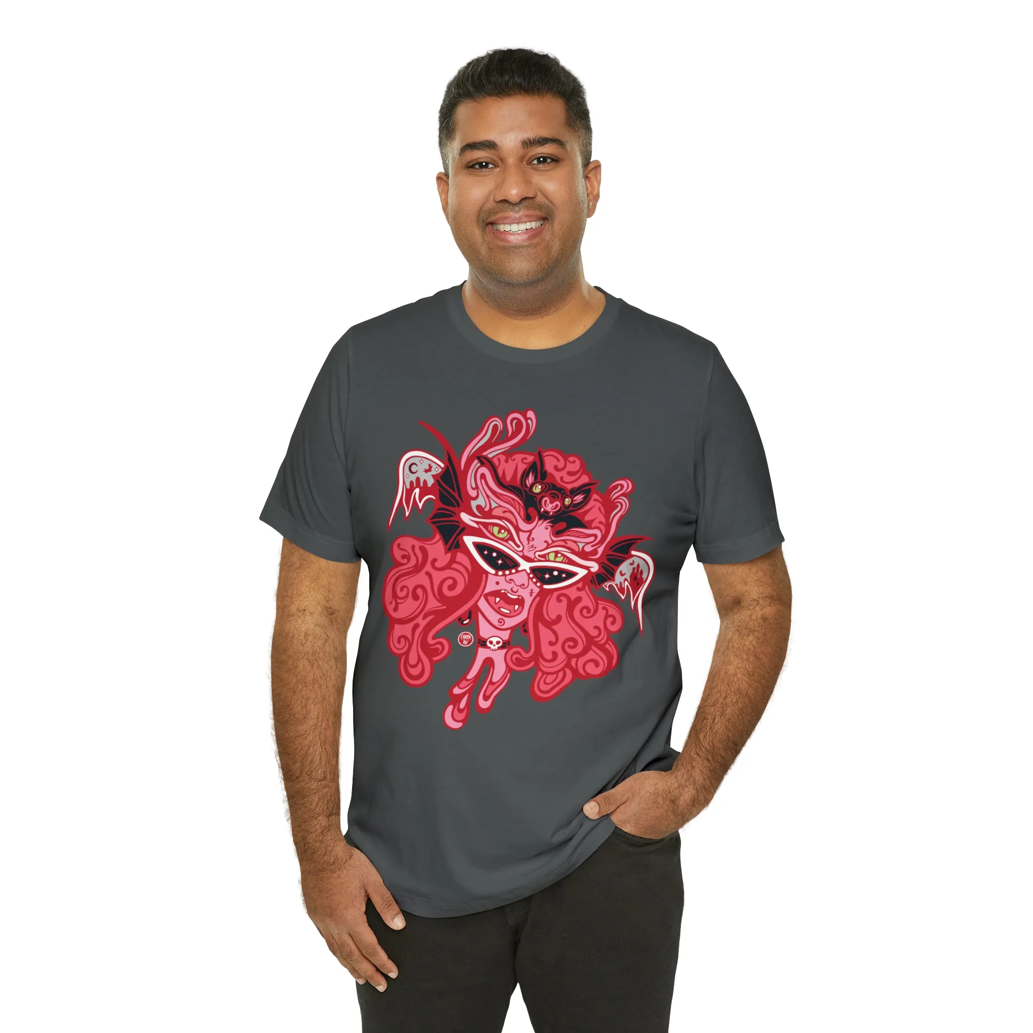 Blood Bae (RED) by Chaya Av Unisex Short Sleeve T-Shirt DTG (16 Colors Available)
