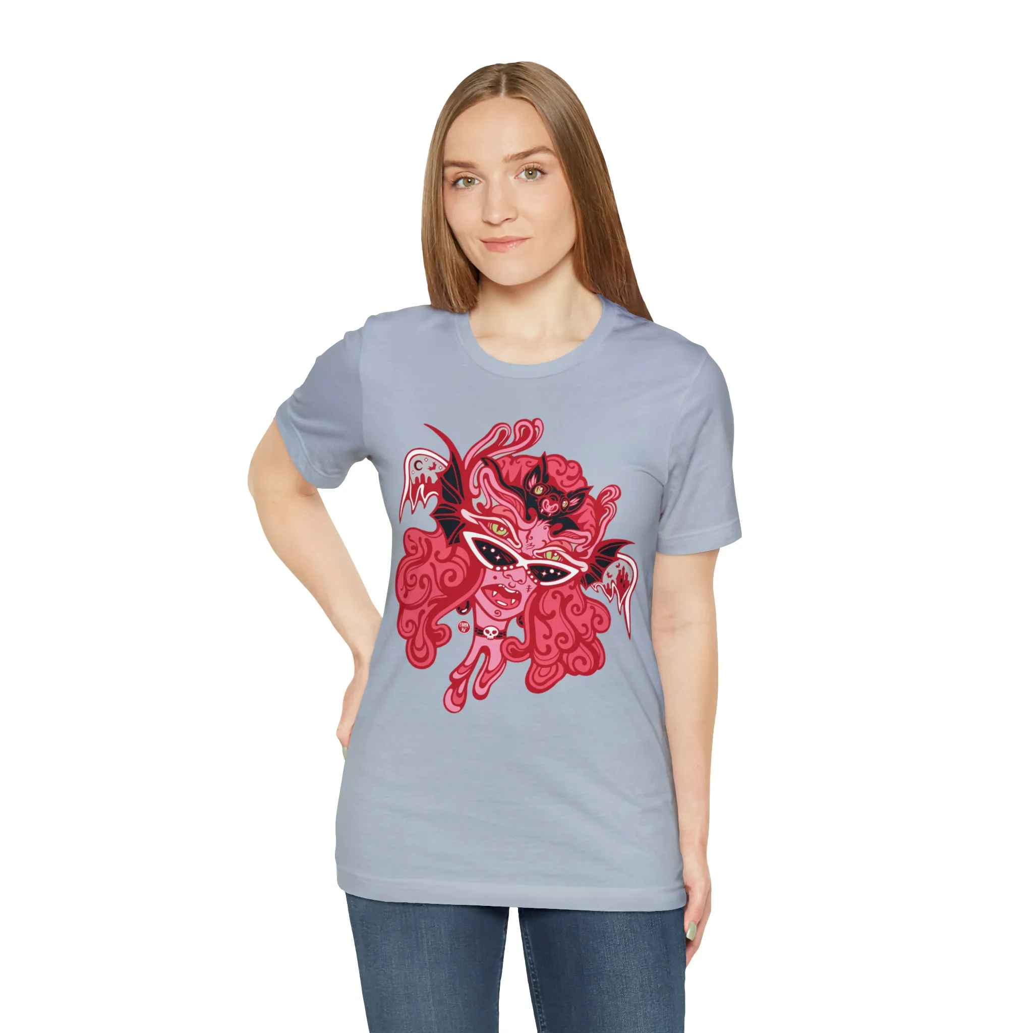 Blood Bae (RED) by Chaya Av Unisex Short Sleeve T-Shirt DTG (16 Colors Available)