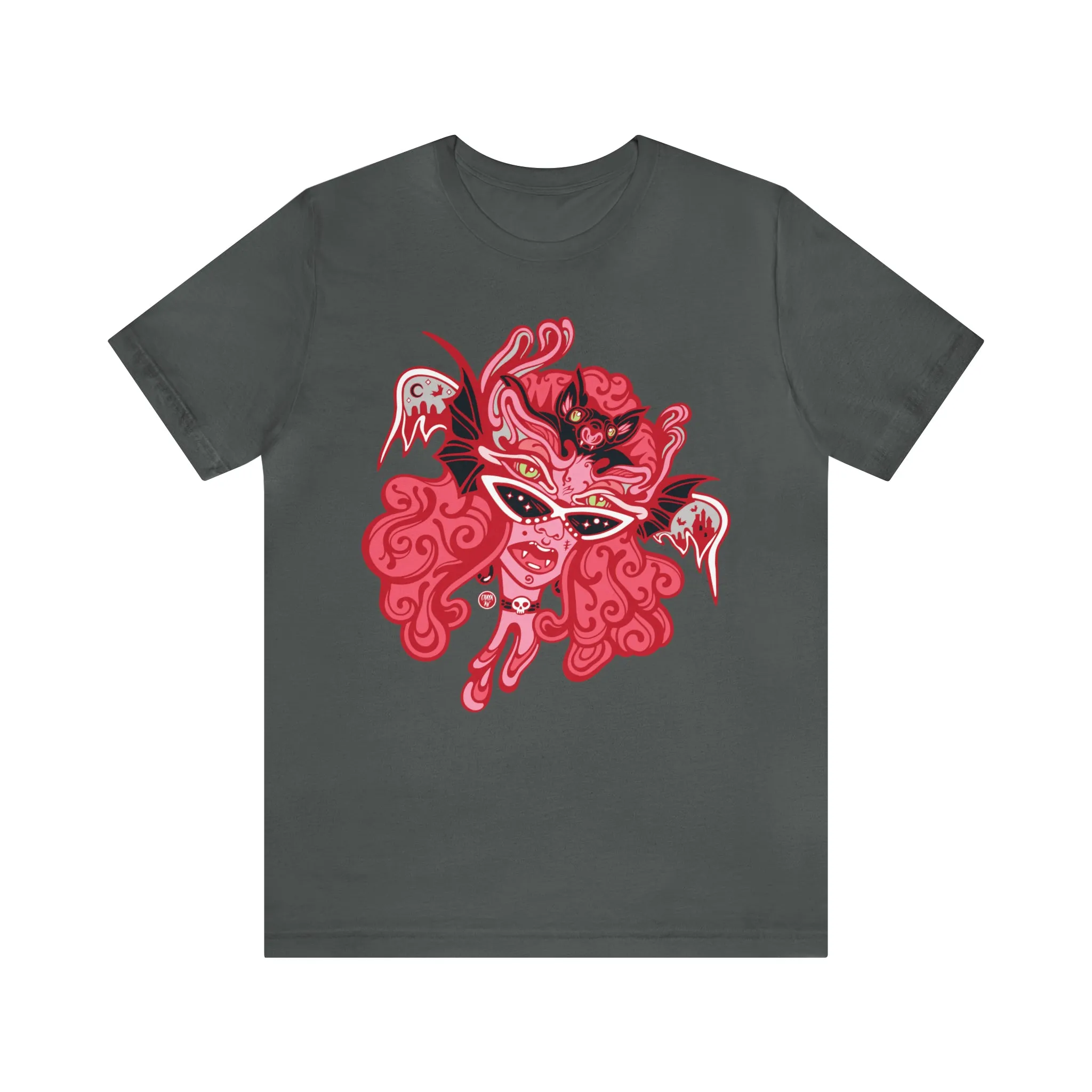 Blood Bae (RED) by Chaya Av Unisex Short Sleeve T-Shirt DTG (16 Colors Available)