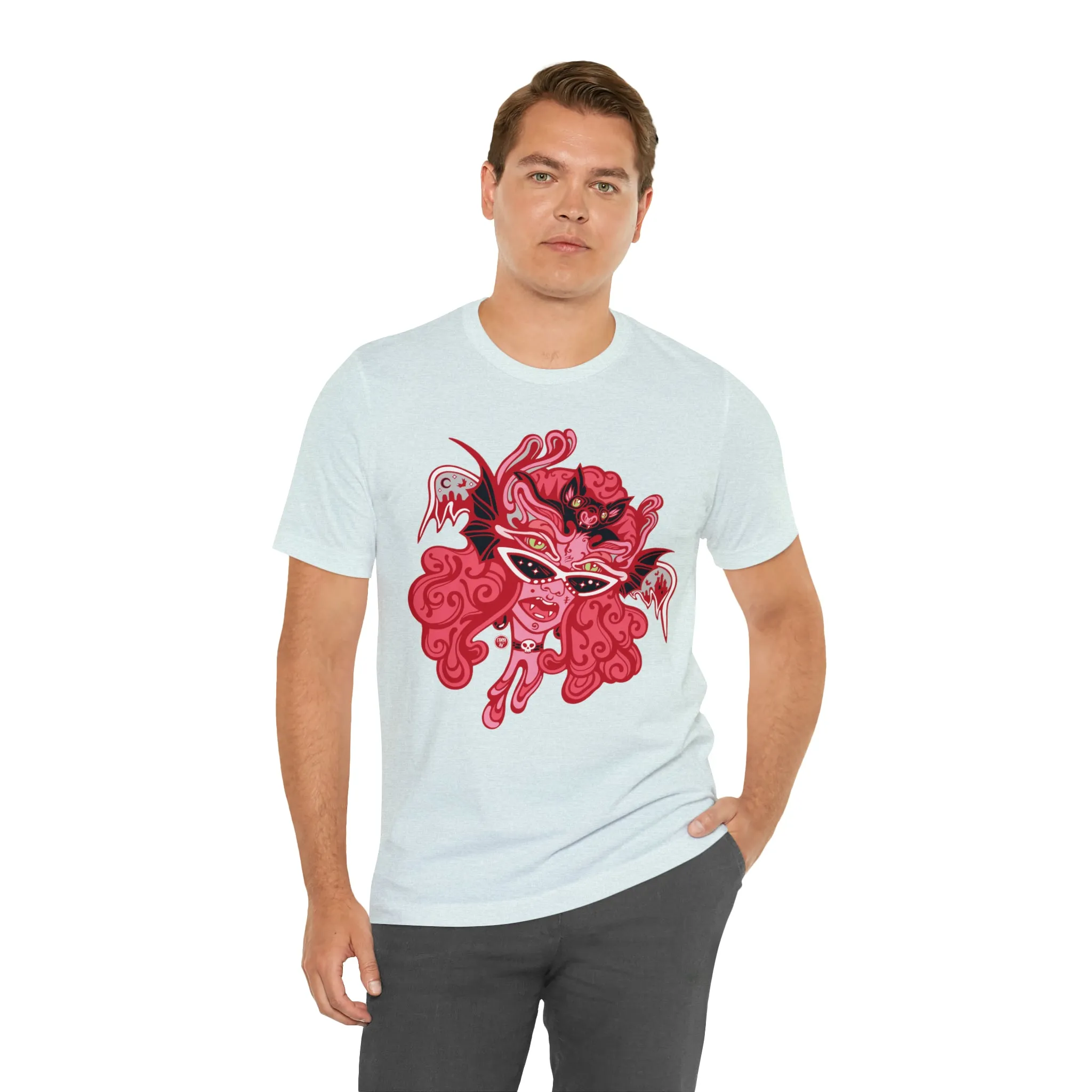 Blood Bae (RED) by Chaya Av Unisex Short Sleeve T-Shirt DTG (16 Colors Available)