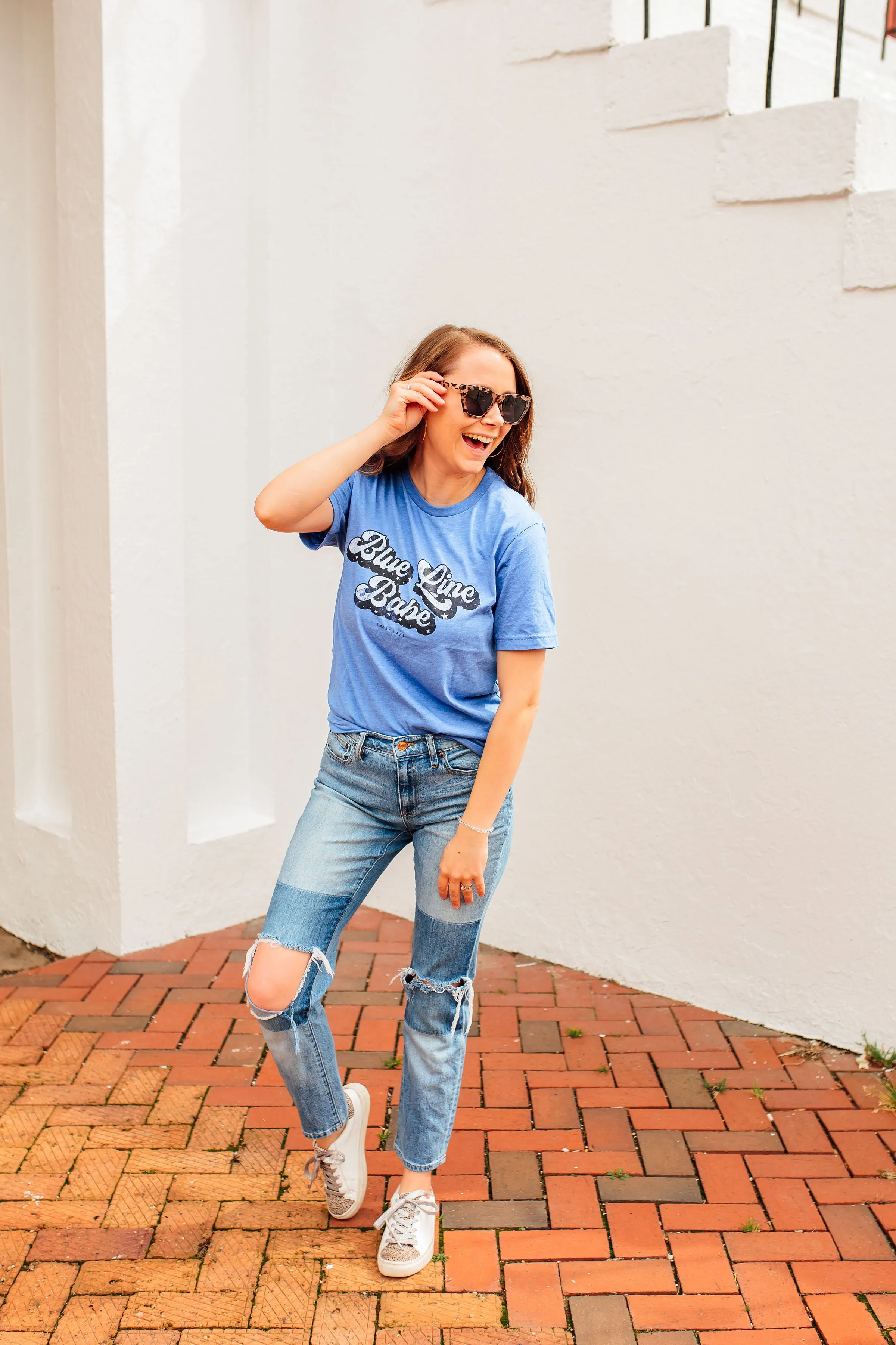 Blue Line Babe © Unisex Tee