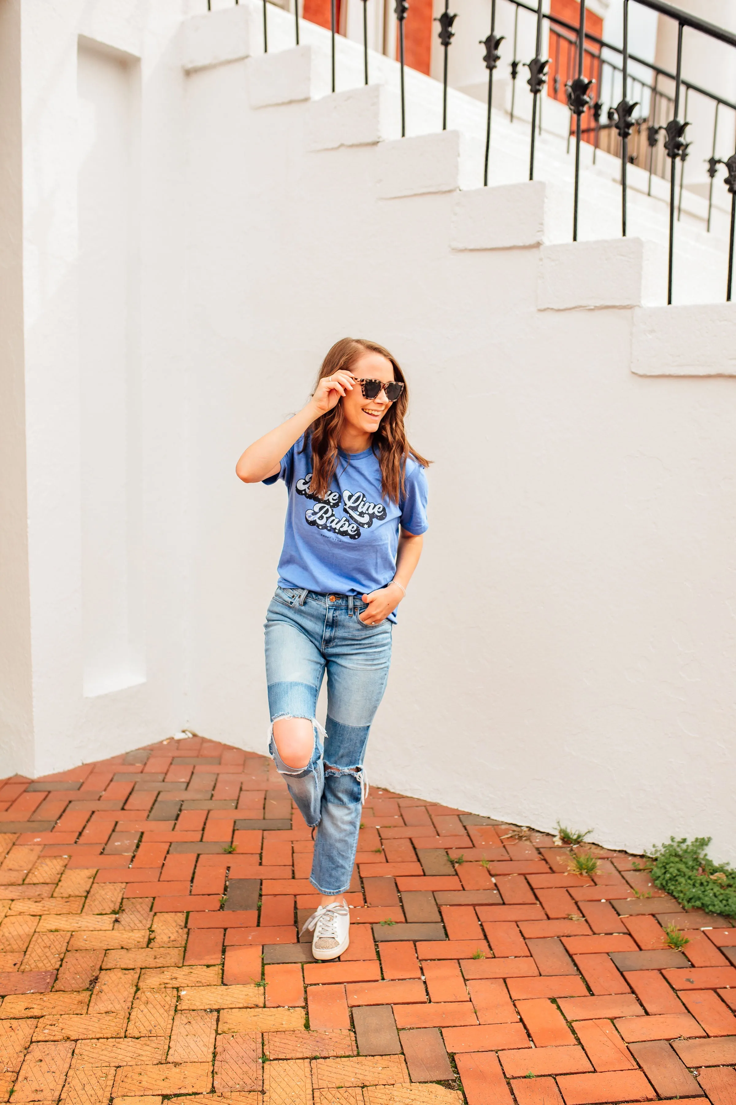 Blue Line Babe © Unisex Tee