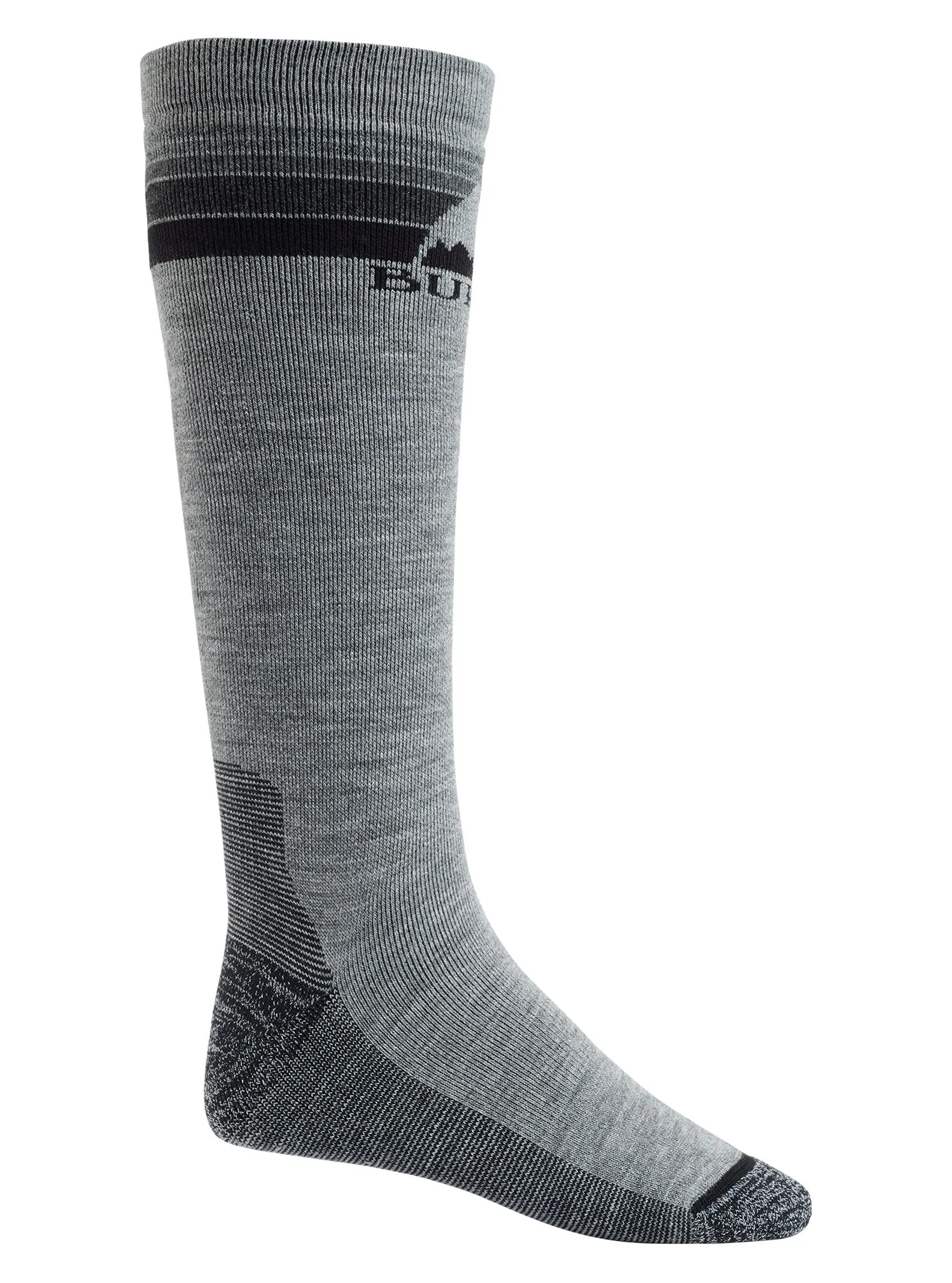 Burton Men's Emblem Midweight Snow Sock - Gray Heather