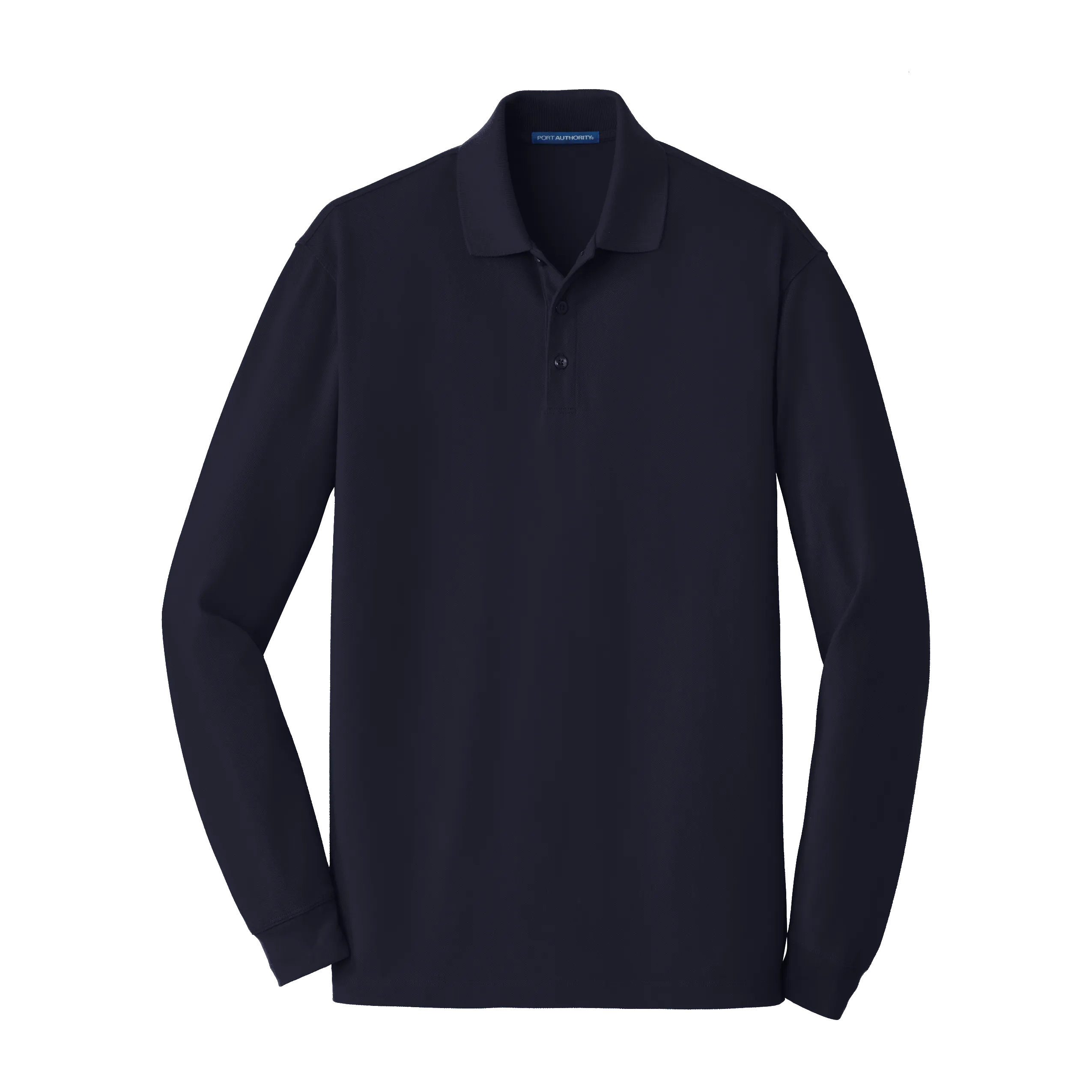 C2112 Mens Long Sleeve EZ Cotton Polo