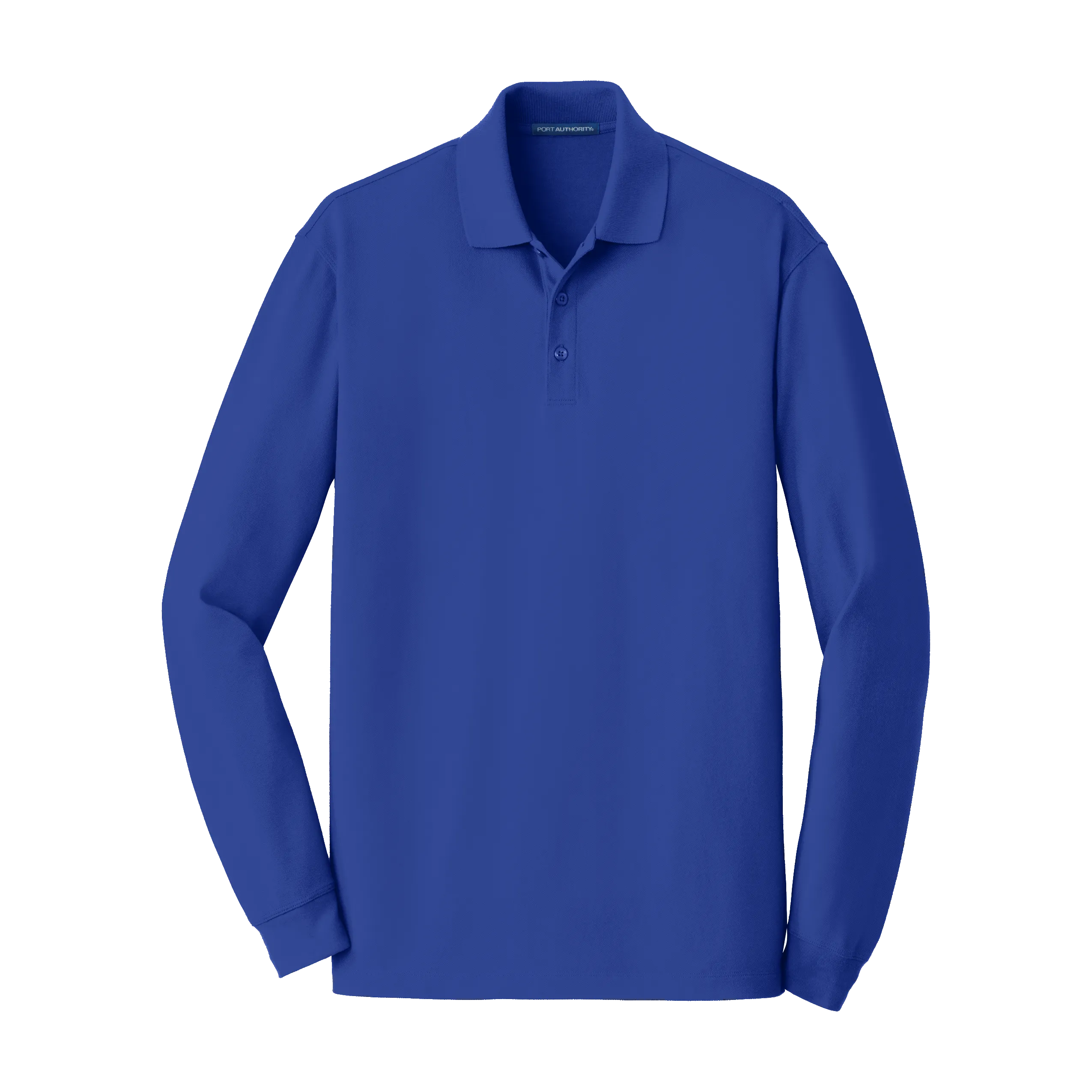 C2112 Mens Long Sleeve EZ Cotton Polo