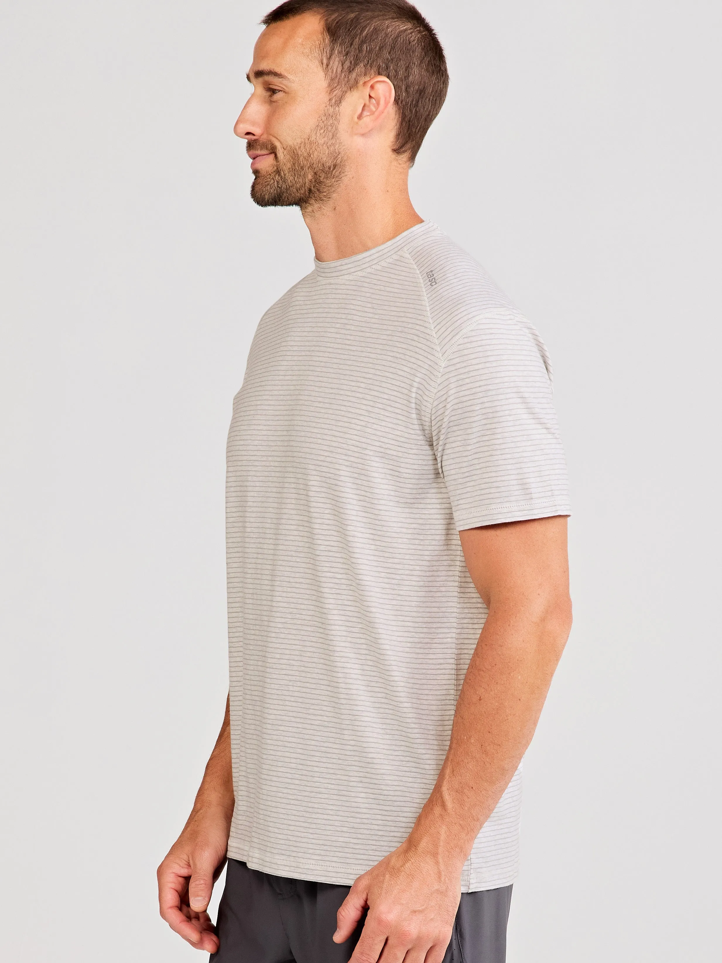 Carrollton Fitness T-Shirt - Mini Stripe