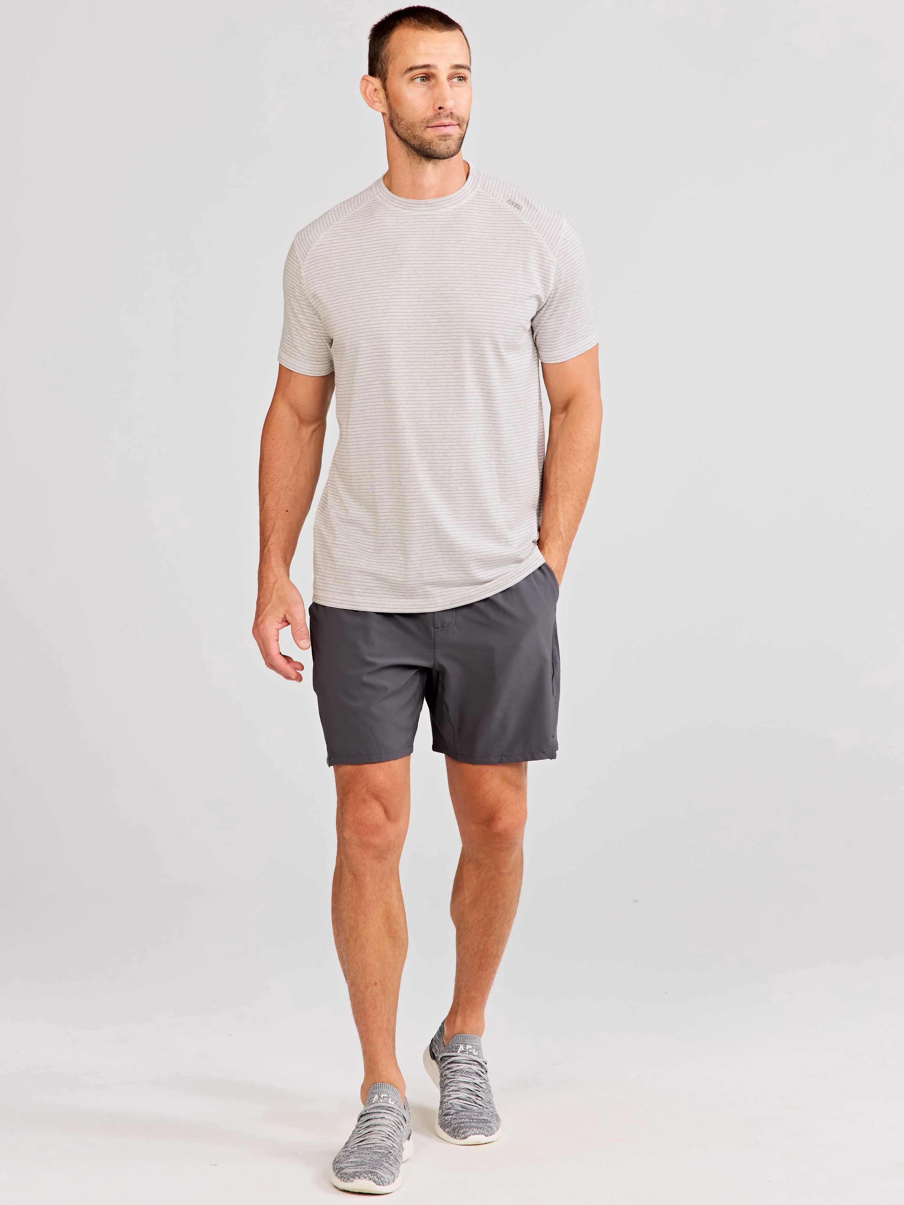 Carrollton Fitness T-Shirt - Mini Stripe