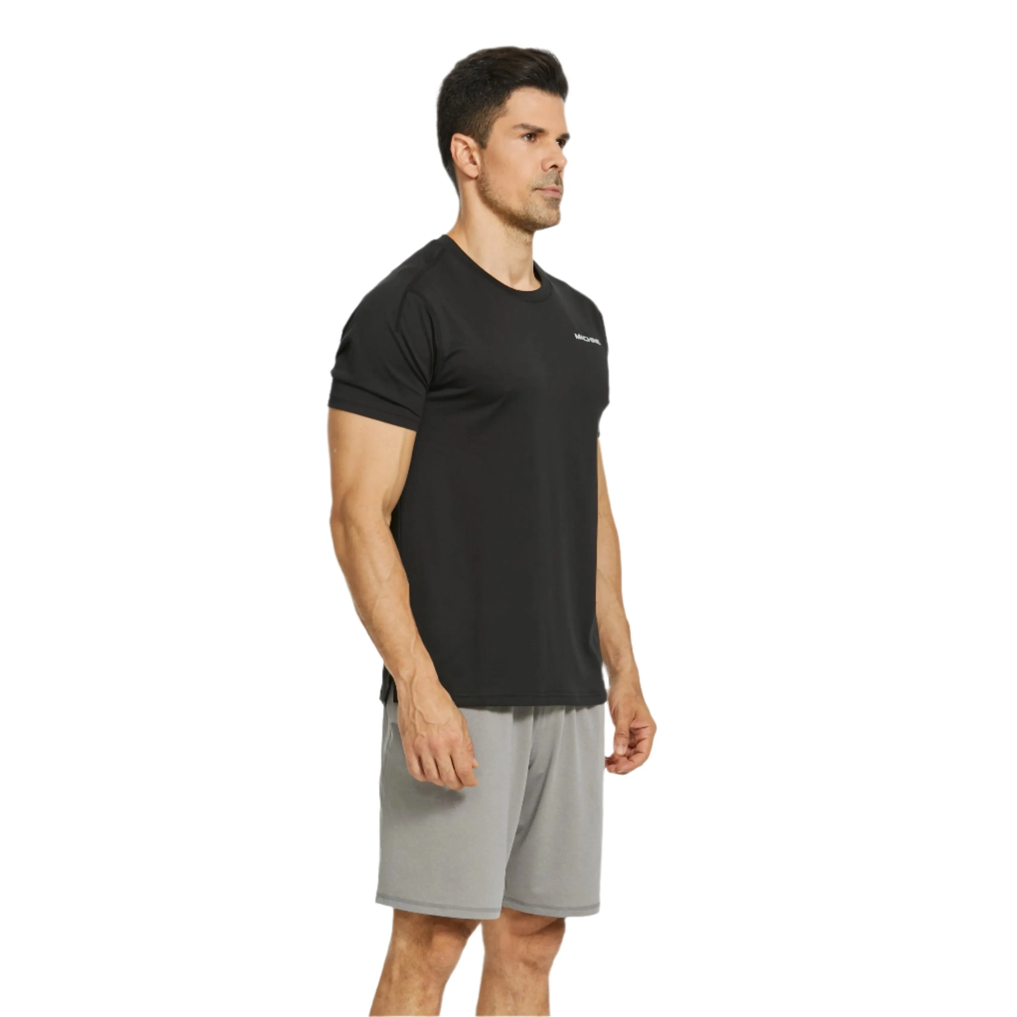 Central Performance Short Sleeve Top in Black
