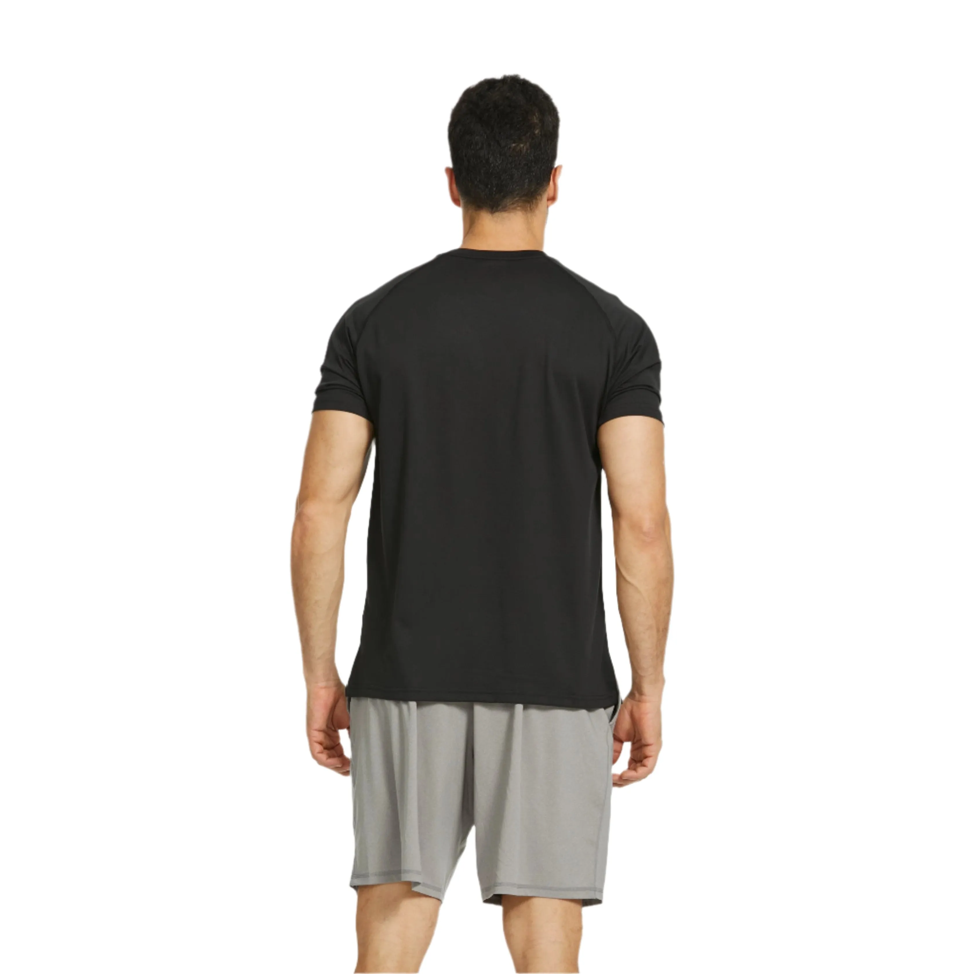Central Performance Short Sleeve Top in Black
