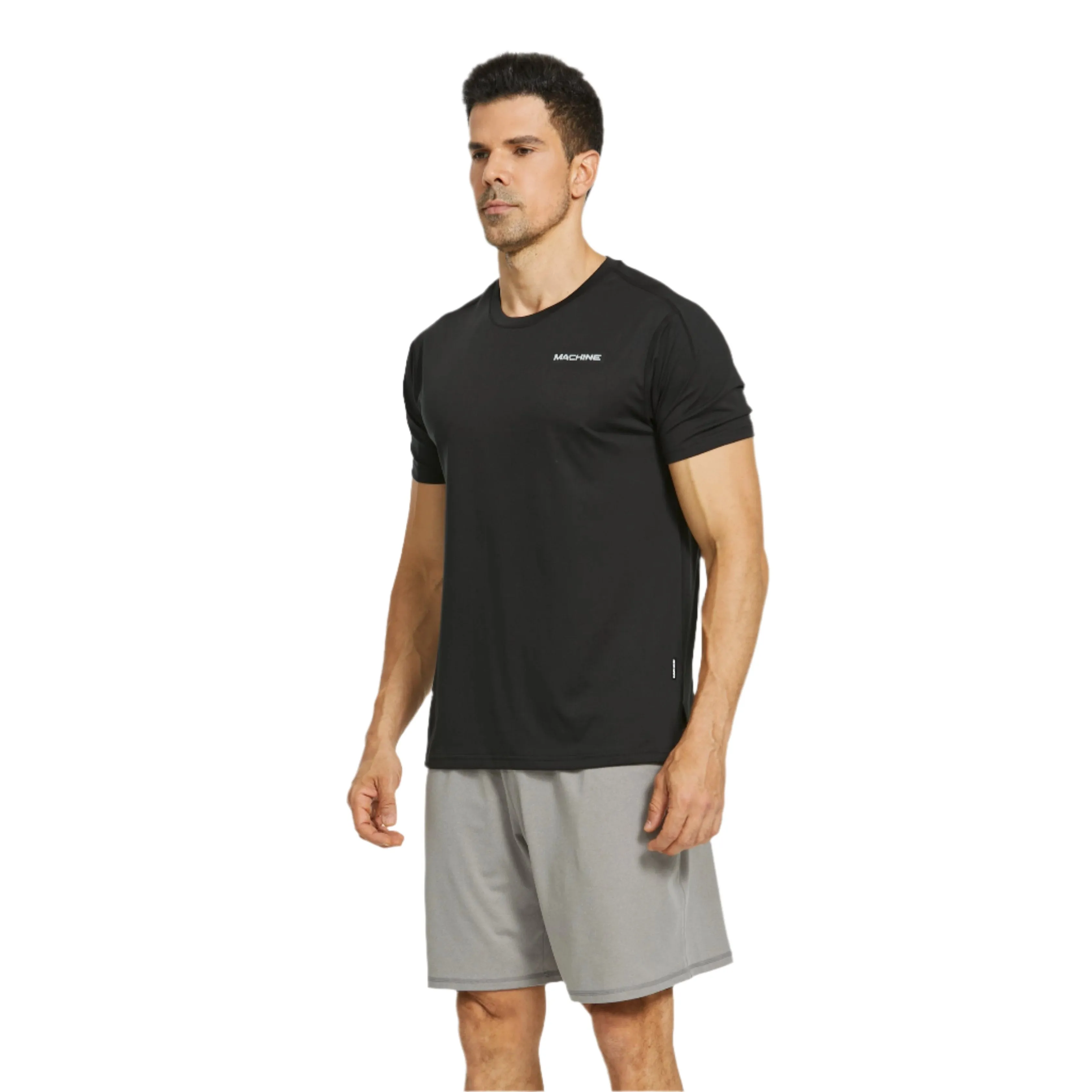 Central Performance Short Sleeve Top in Black