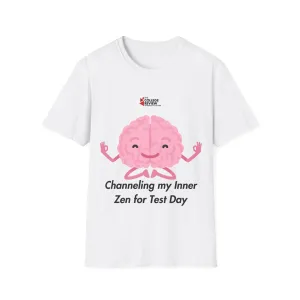 Channeling My Inner Zen for Test Day Unisex Softstyle T-Shirt