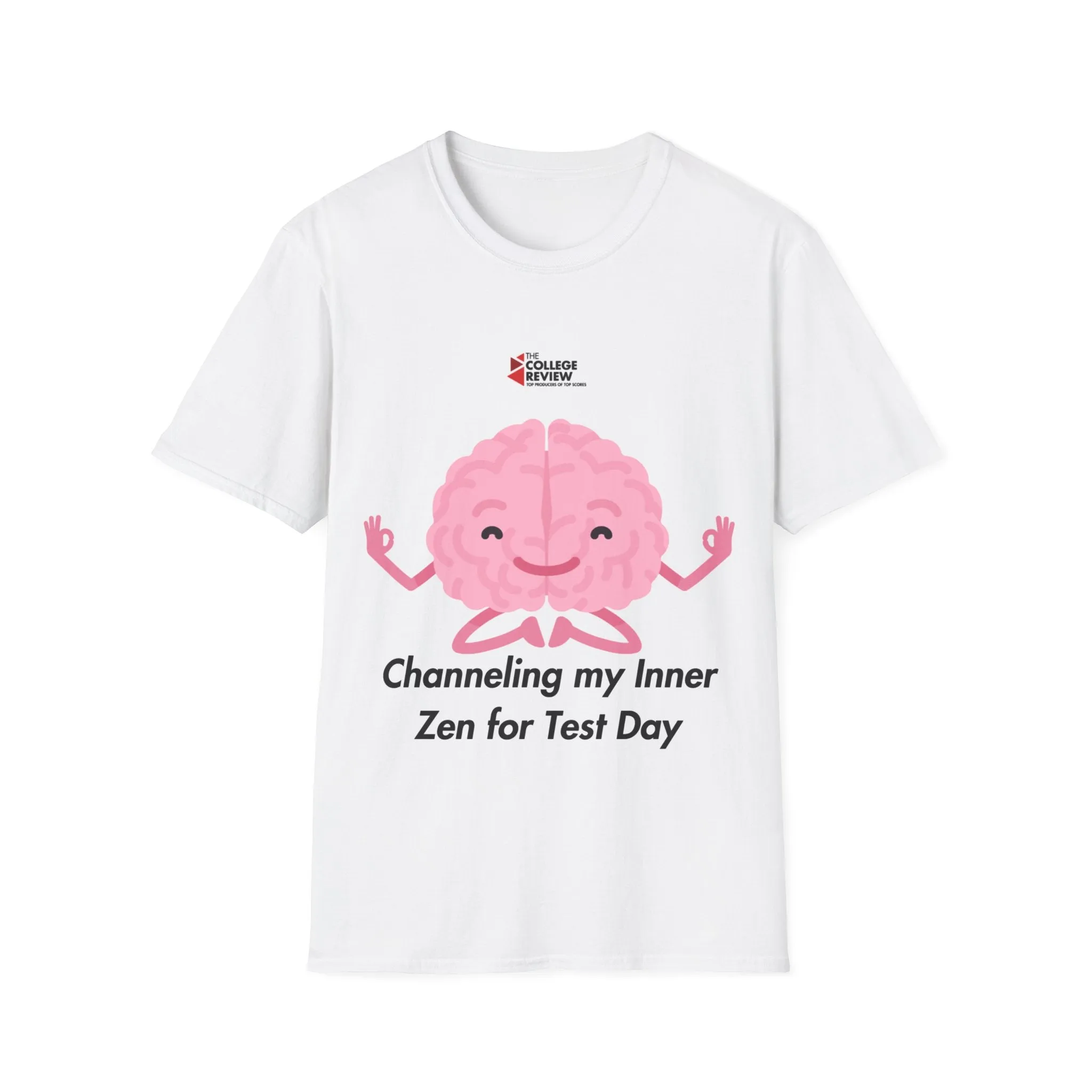 Channeling My Inner Zen for Test Day Unisex Softstyle T-Shirt