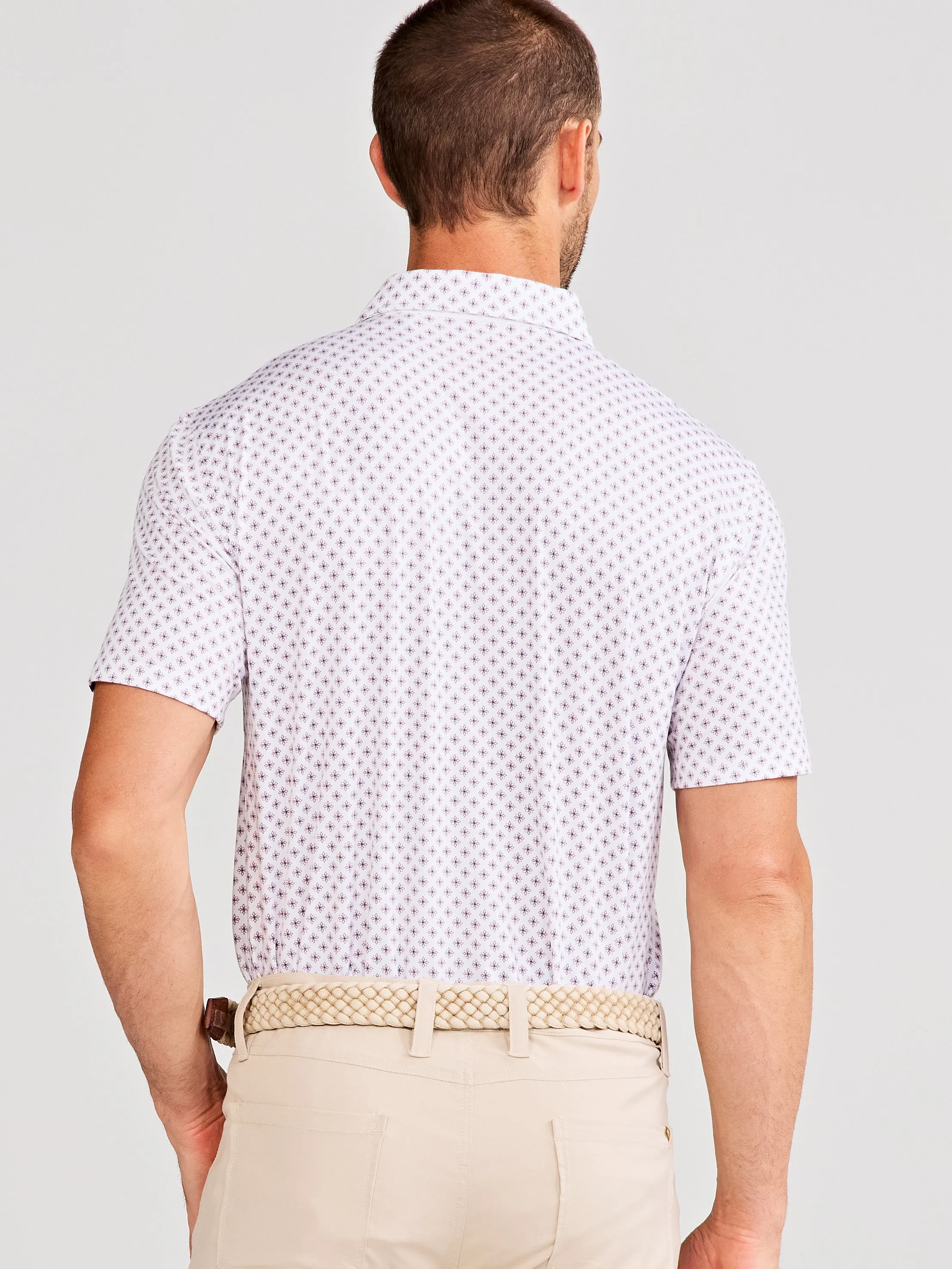 Cloud Performance Polo - Stained Glass