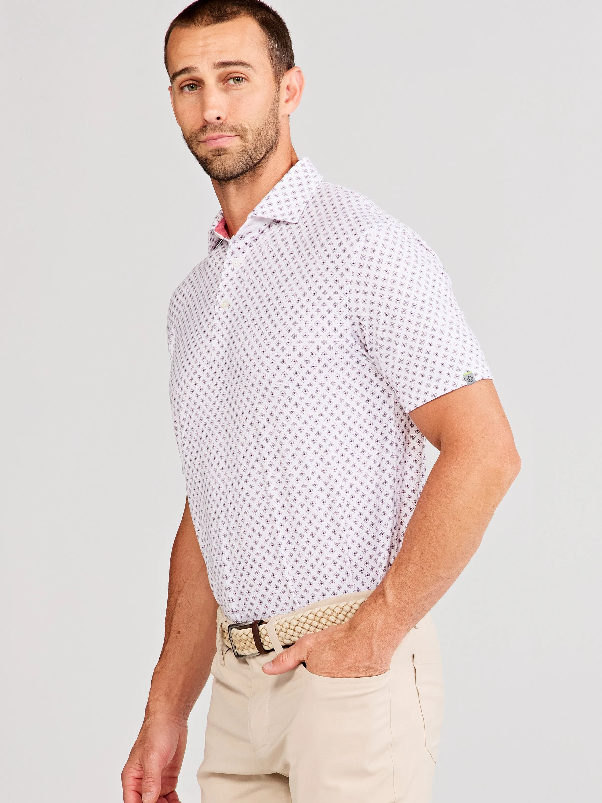 Cloud Performance Polo - Stained Glass