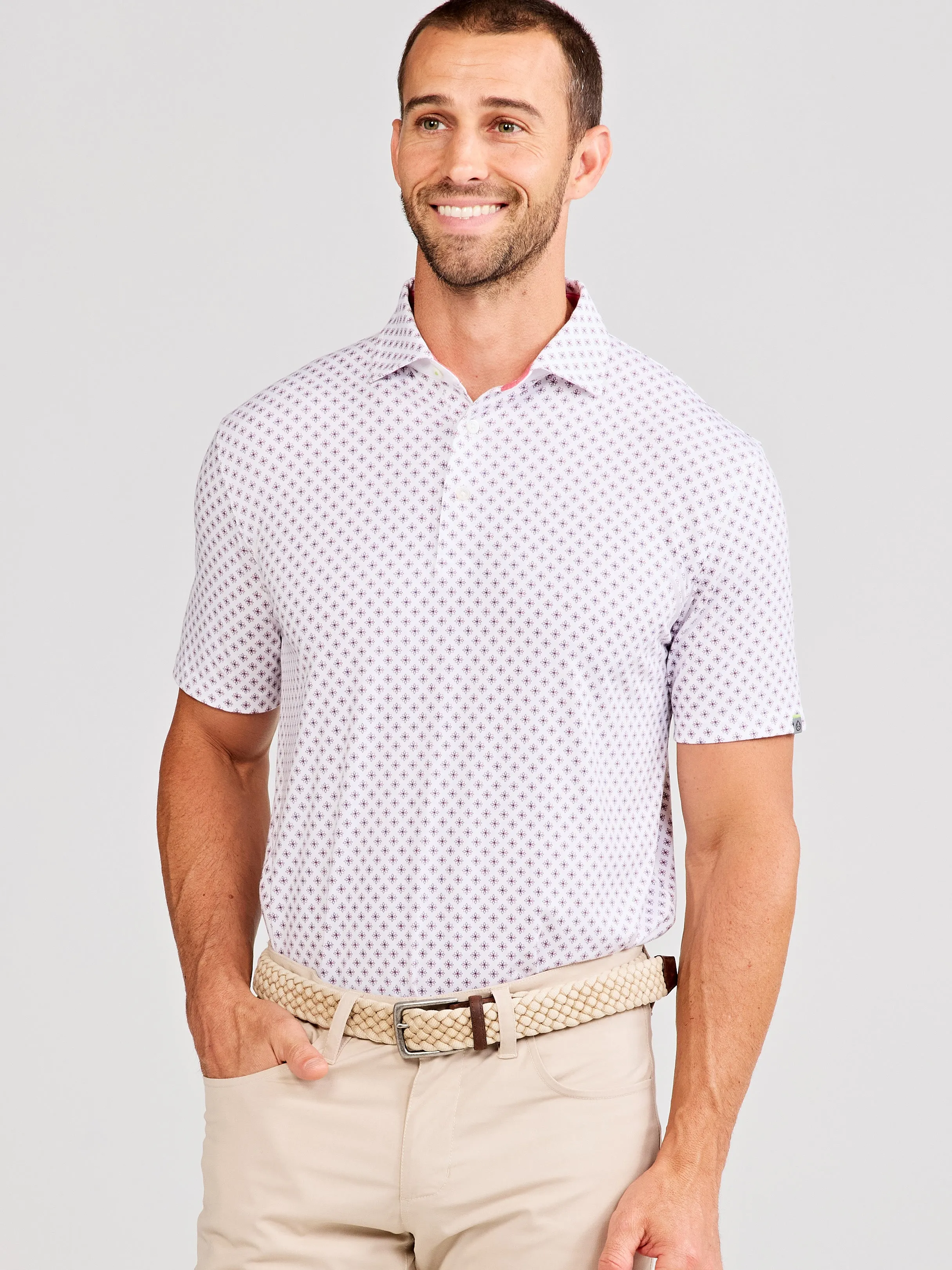 Cloud Performance Polo - Stained Glass