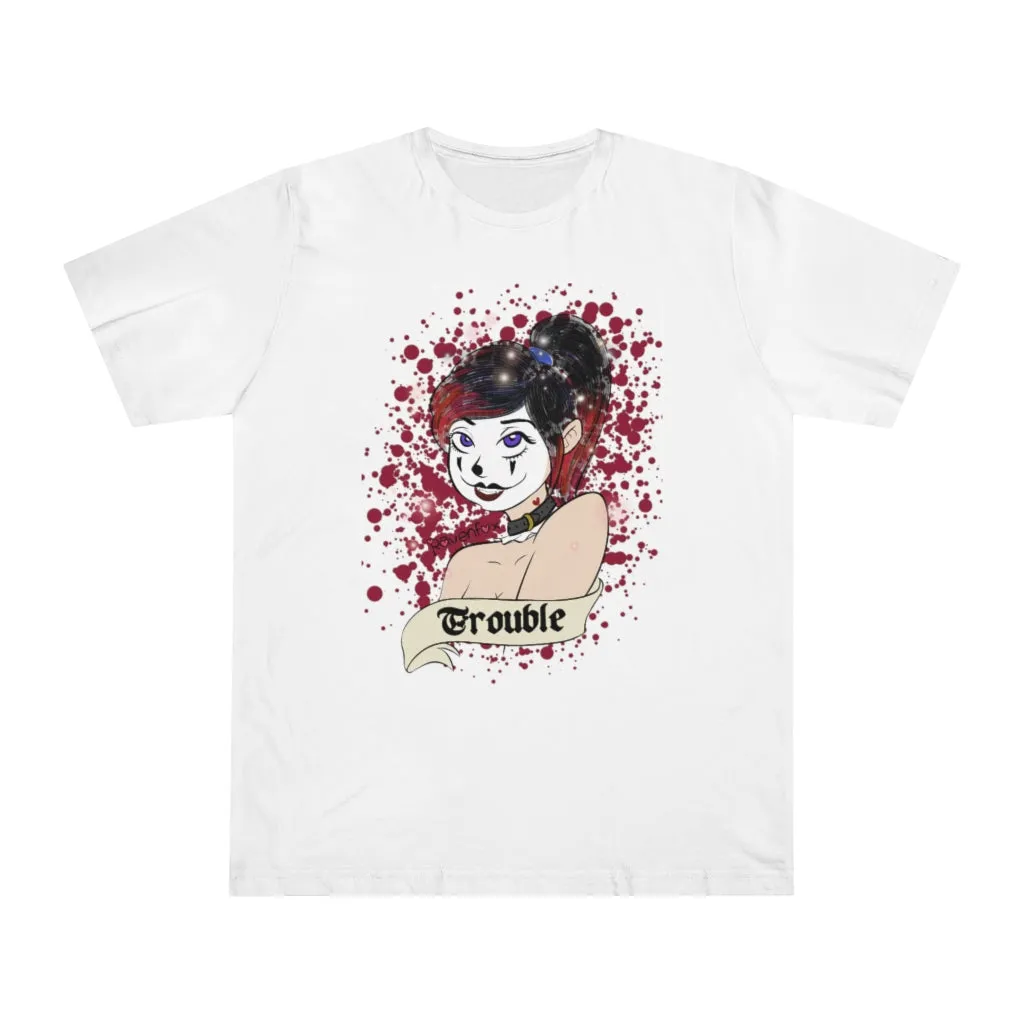 Clown Girl Unisex Deluxe T-shirt by Ravenfox