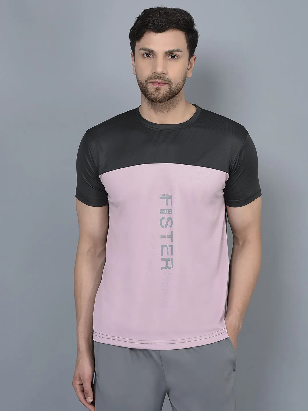 COBB MEN'S PACK OF 2 ROUND NECK ACTIVE WEAR COMBO T-SHIRT