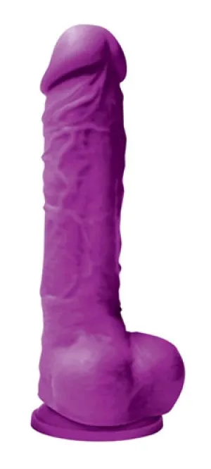 Colours Pleasures - 5&quot; Dildo - Purple