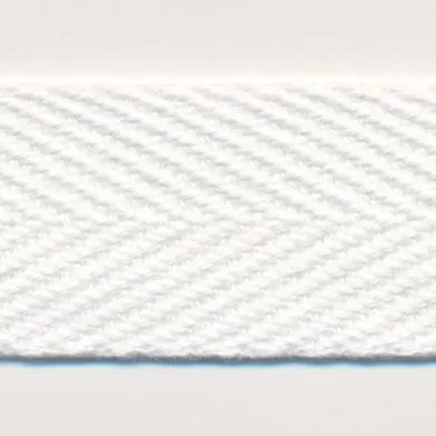 Cotton Herringbone Tape #135 Off White