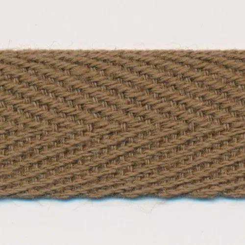 Cotton Herringbone Tape #176 Cinnamon