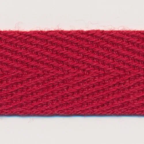 Cotton Herringbone Tape #53 Rose Red
