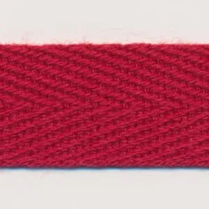 Cotton Herringbone Tape #53 Rose Red
