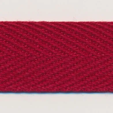 Cotton Herringbone Tape #53 Rose Red