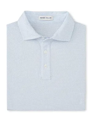 Crown Comfort Short-Sleeve Polo Polka Dot Print