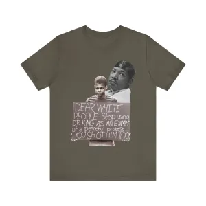 Dear White People: Unisex Jersey Short Sleeve Tee