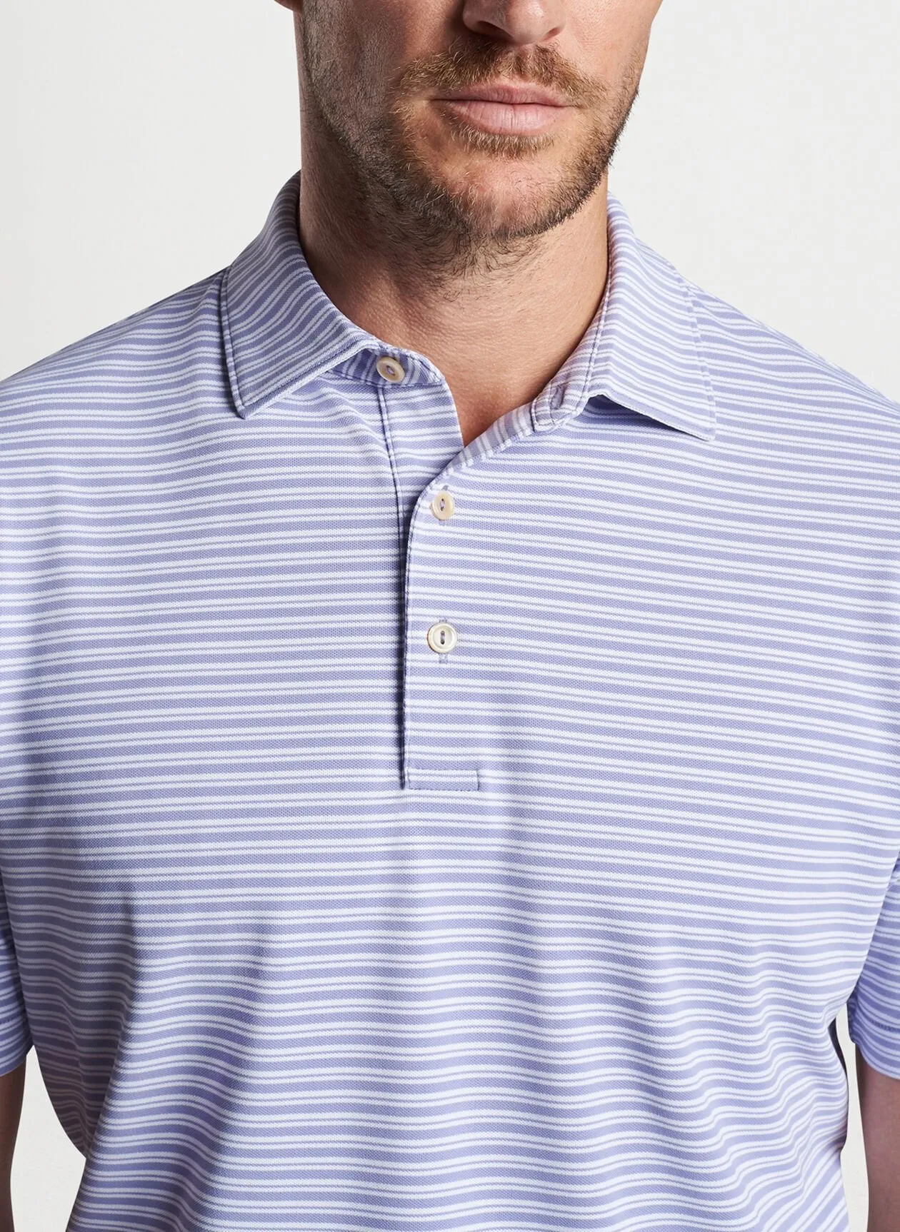 Dellroy Performance Mesh Polo (Lavender Fog)