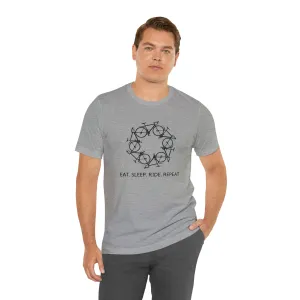 Eat Sleep Ride Repeat Circle [Light Colors]