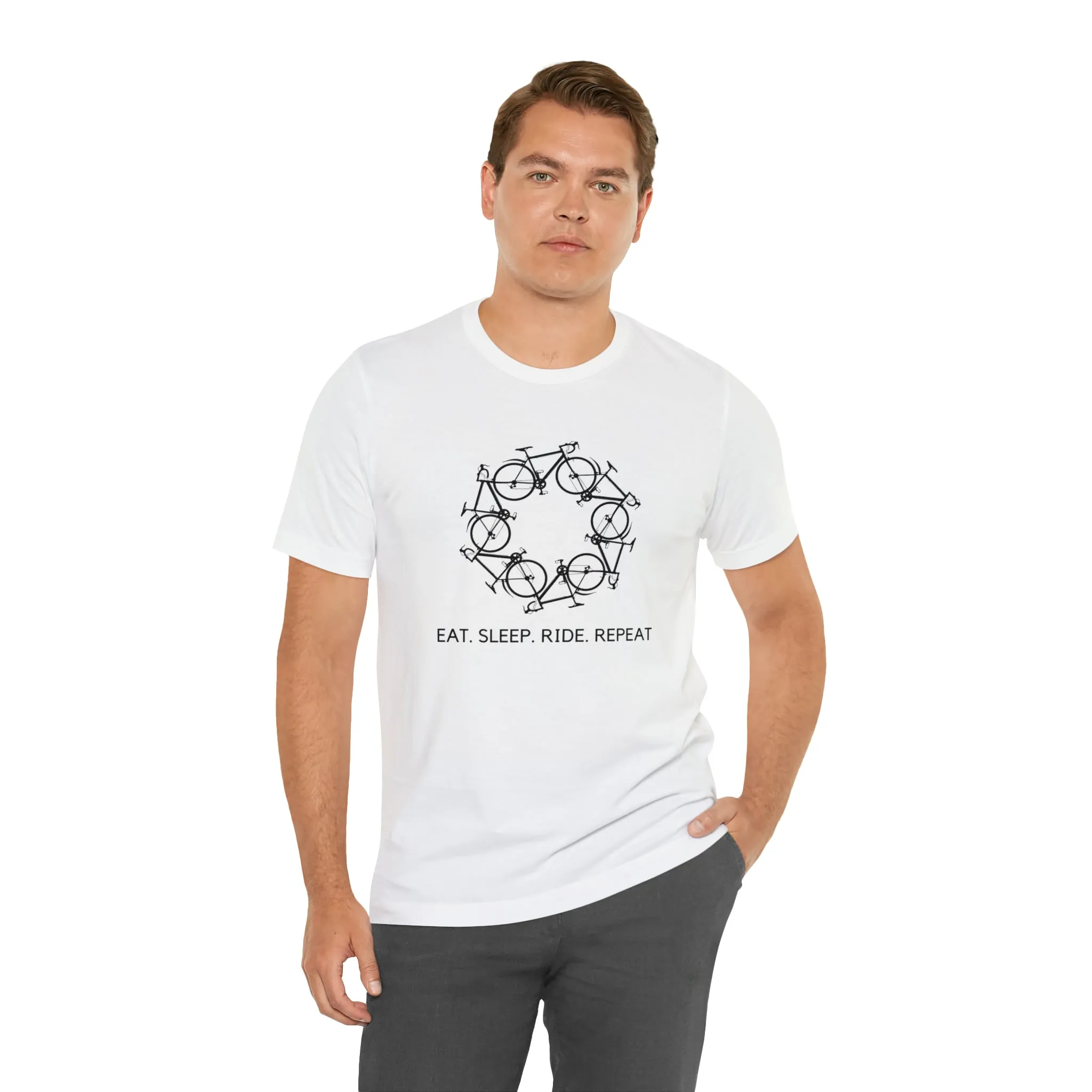 Eat Sleep Ride Repeat Circle [Light Colors]
