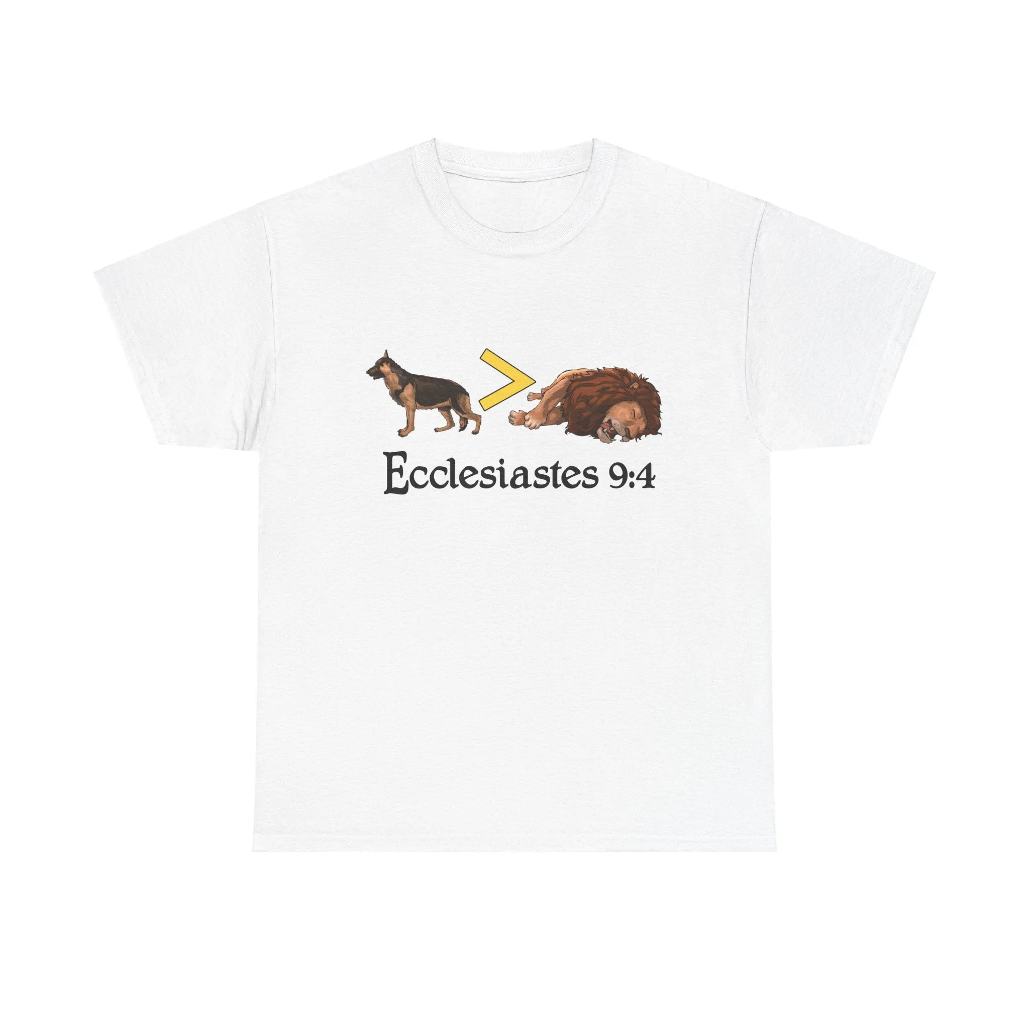 Ecclesiastes 9:4 Part 1 Unisex Heavy Cotton Tee