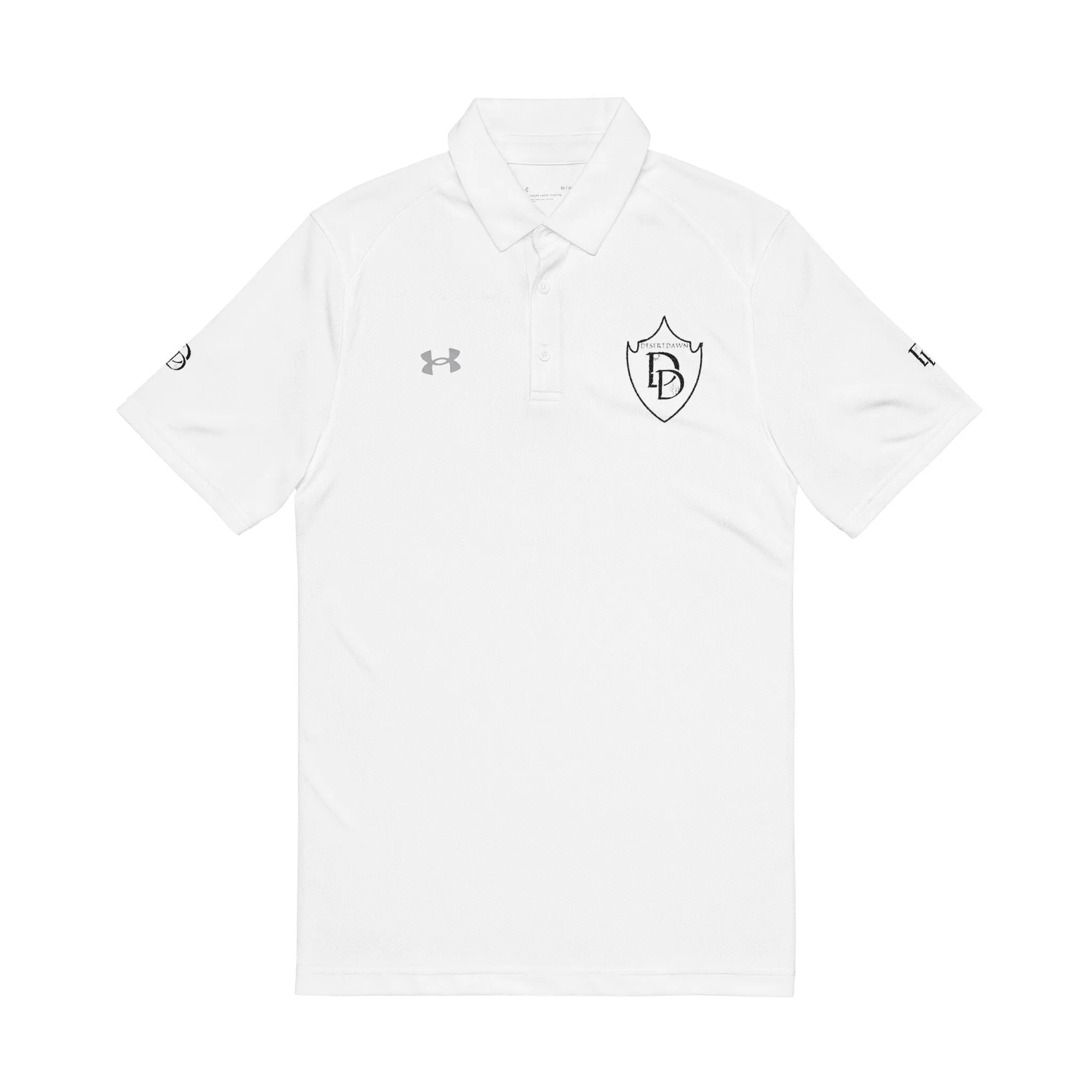 Embroidered Under Armour® Men's Polo Shirt  Desert Dawn Shield Design