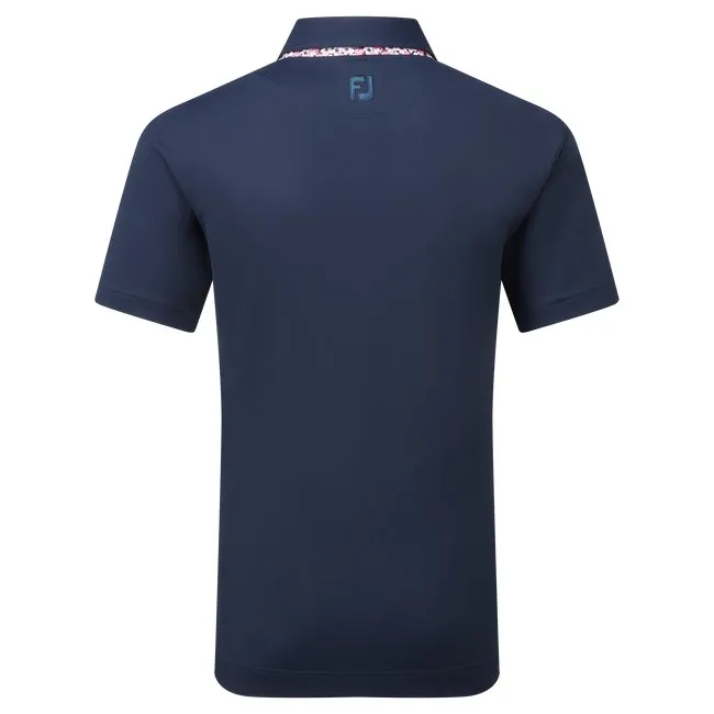 FootJoy Men's Primrose Trim Solid Lisle - FJ Tour Collar