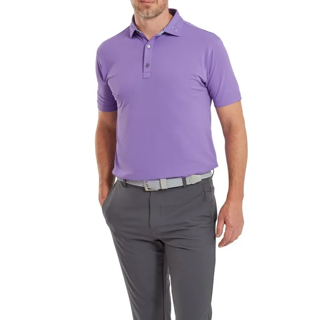 FootJoy Men's Primrose Trim Solid Lisle - FJ Tour Collar