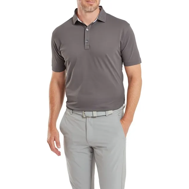 FootJoy Men's Primrose Trim Solid Lisle - FJ Tour Collar