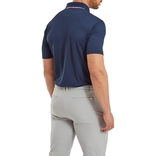 FootJoy Men's Primrose Trim Solid Lisle - FJ Tour Collar