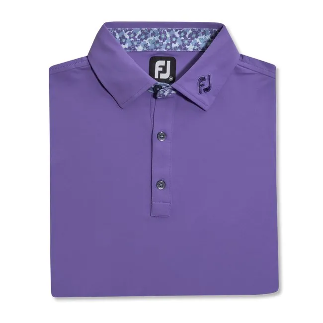FootJoy Men's Primrose Trim Solid Lisle - FJ Tour Collar