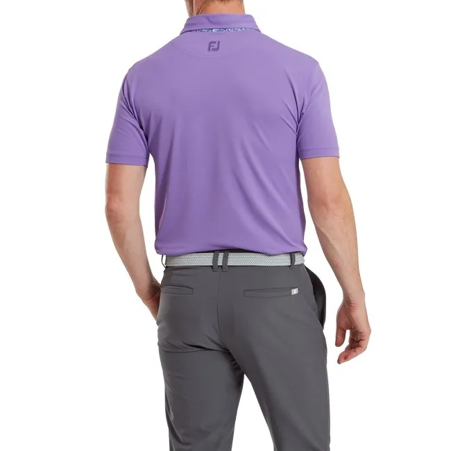 FootJoy Men's Primrose Trim Solid Lisle - FJ Tour Collar