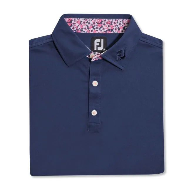 FootJoy Men's Primrose Trim Solid Lisle - FJ Tour Collar