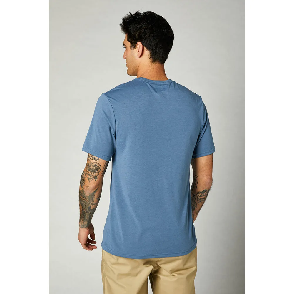 Fox Backbone Ss Tech Tee - Matte Blue
