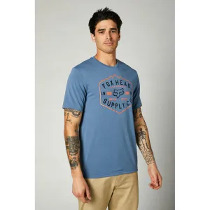 Fox Backbone Ss Tech Tee - Matte Blue