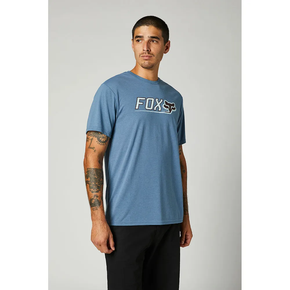 Fox Cntro Ss Tech Tee - Matte Blue